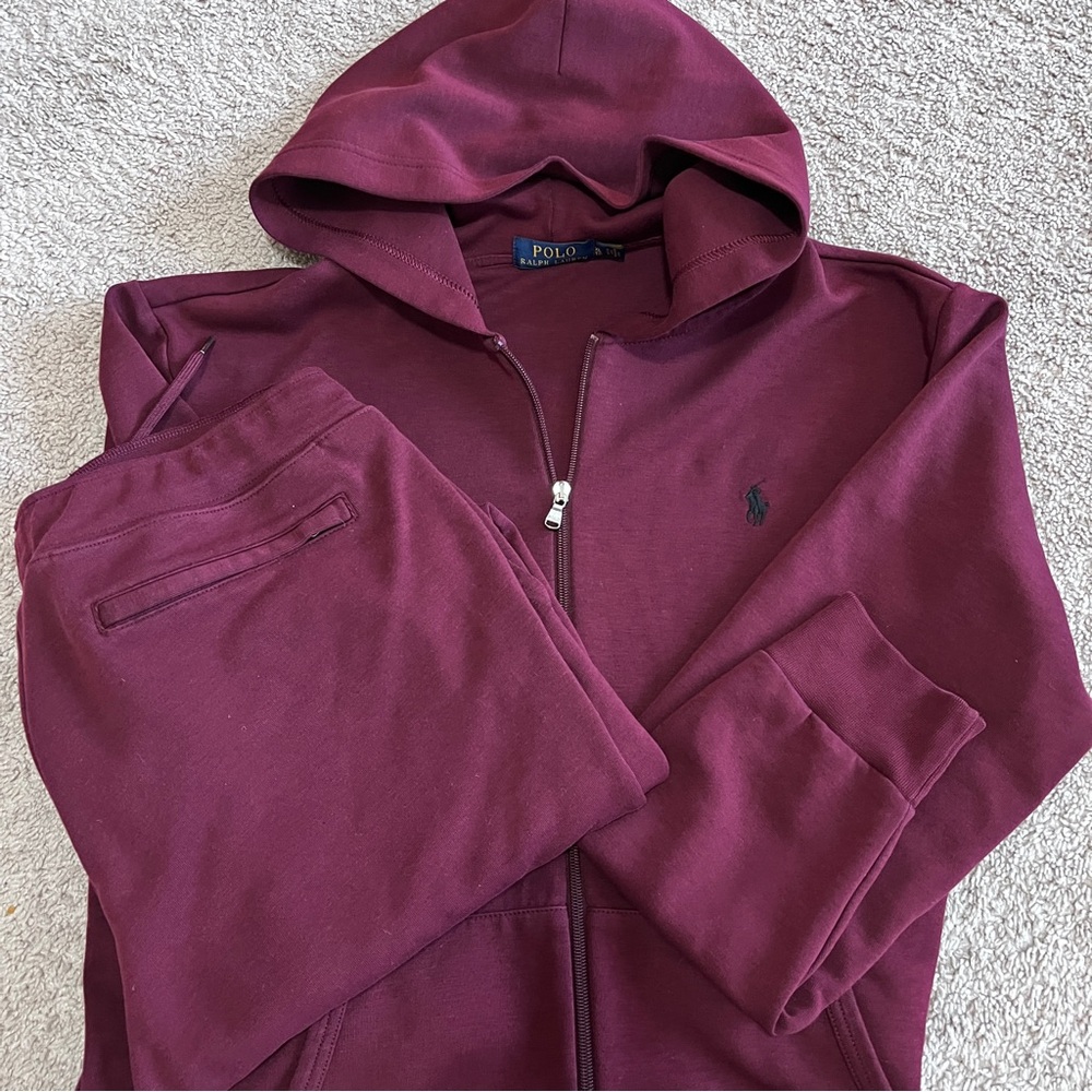 Polo by Ralph Lauren Maroon Hoodie
